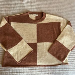 Z Supply Rosi Blocked Sweater in Penny